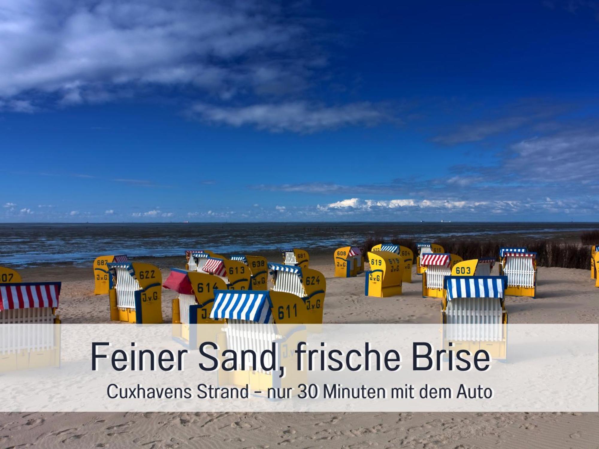 "Bremerhaven-Langen" In Geestland-Langen - Modern Eingerichtete Fewo Mit Garten, Wlan & Parkplatz - Ruhig & Stadtnah Kültér fotó